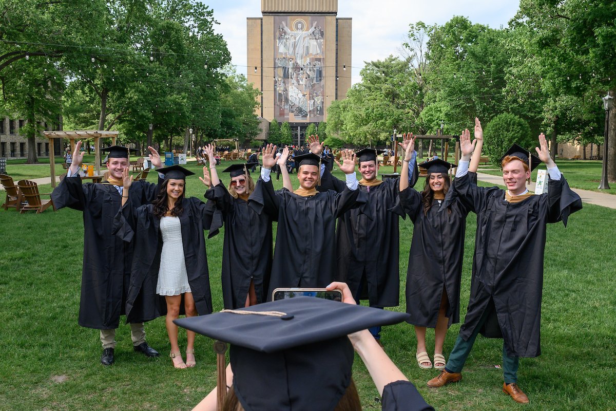 RT @NotreDame: Scenes from today's ceremonies  Gates open at 8 am for  tomorrow's Commencement Mass and University Commencement Ceremony