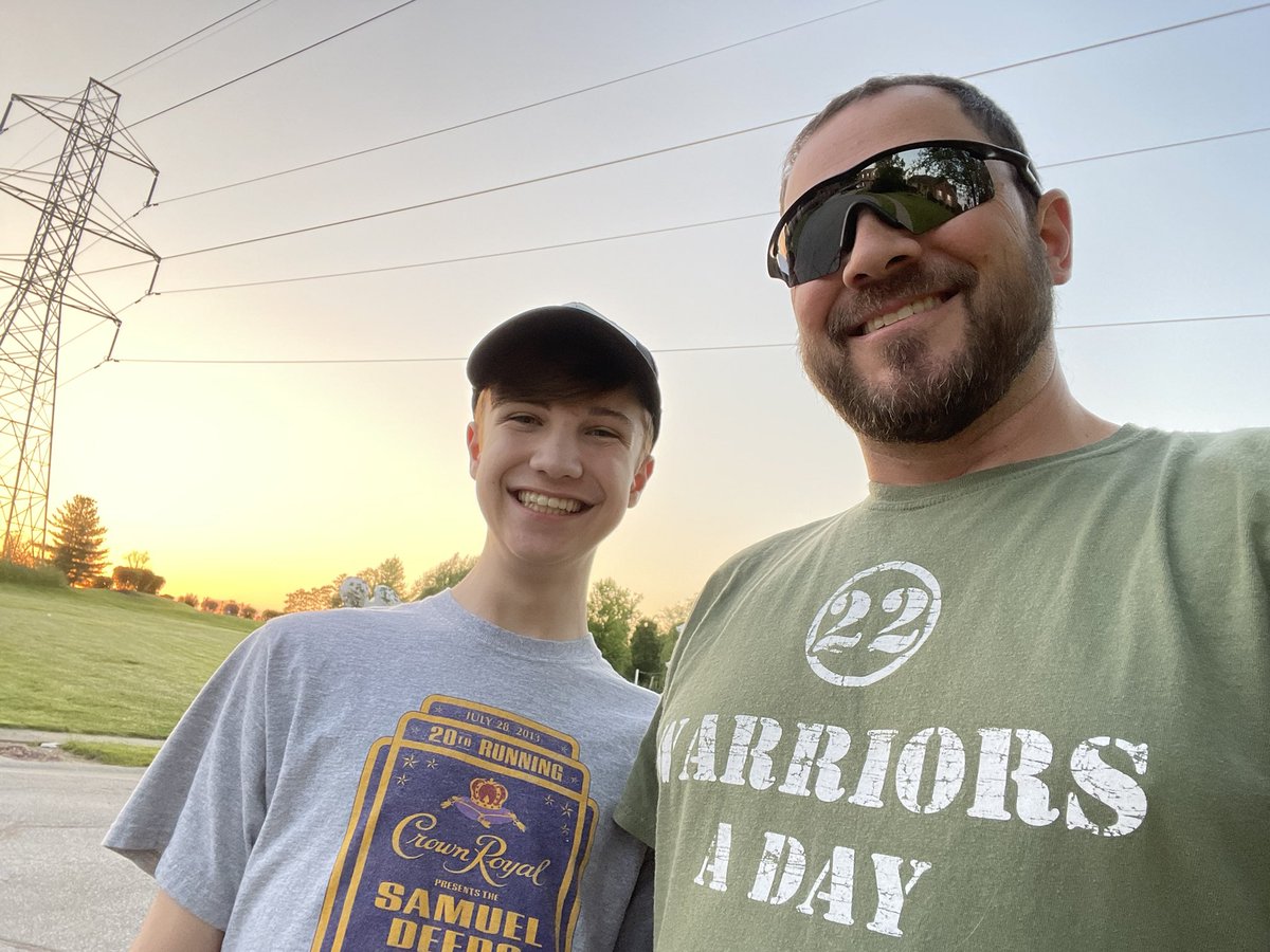 Samuel__Deeds's tweet photo. Tonight Micah and I are walking for the White Star Families and those veterans who have lost their battle with #PTS and #TBI for the @HonorRemember #RunfortheFallen #MayMemorialMarathon

#honorthefallen https://t.co/fiKRW9x2NX