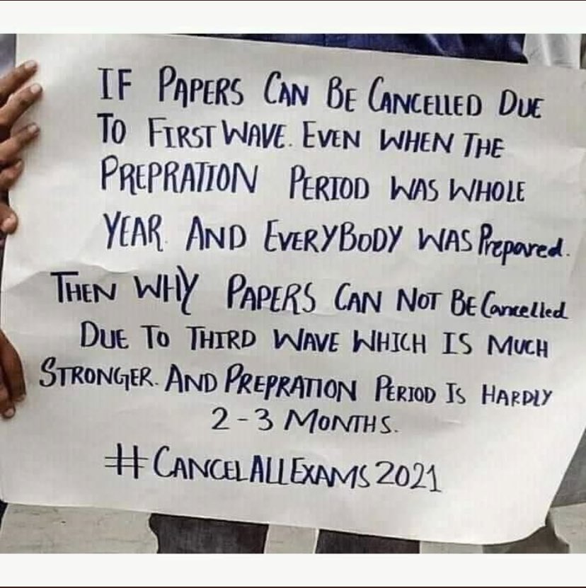 Aman_0086's tweet photo. Try to understand @DrRPNishank 
#cancelboardexams 
#STUDENTSLIVESMATTERS 
#cancel12thboardexams2021 
#cancle12thboardexam2021 https://t.co/5xXhIEDFaG