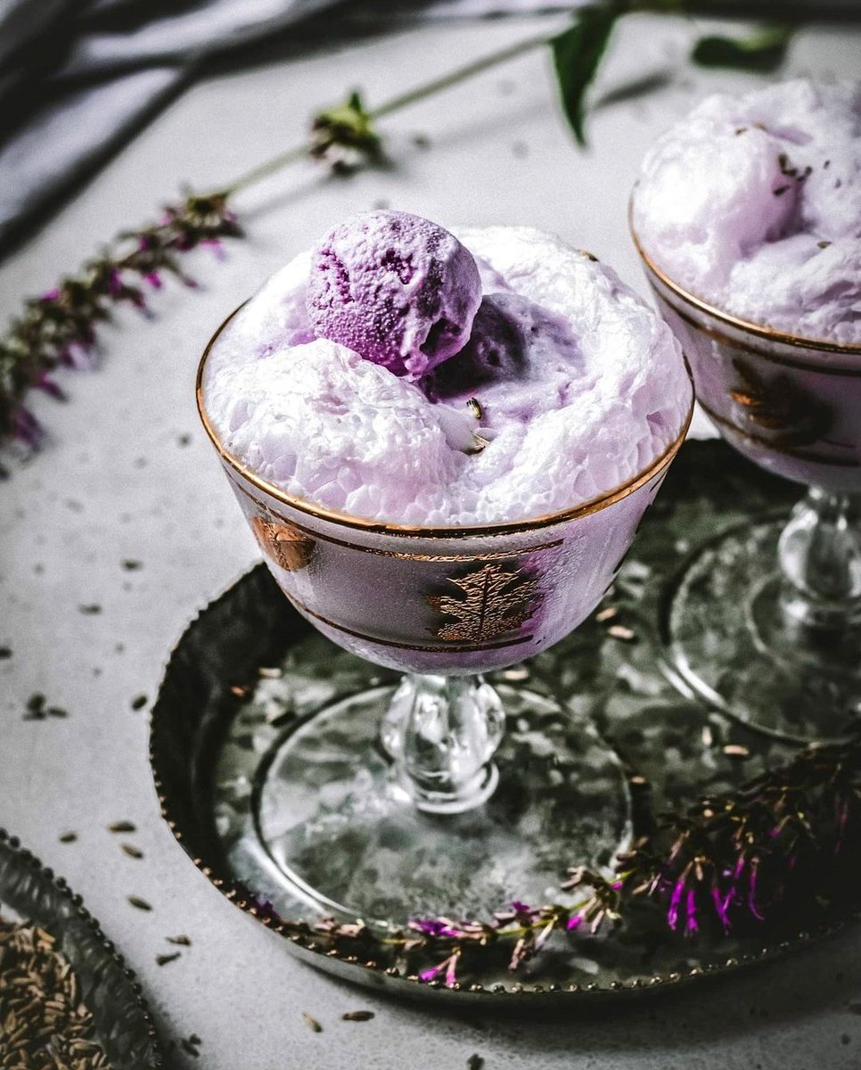 FoodiesPicks's tweet photo. .@amandagryphon lavender #icecream float wins the title for #fluffiest foam, thanks to extra-spicy homemade seltzer that bubbles for days 🍨
How often do you use #lavender in your meals?
#foodiespicks https://t.co/KRHzk6Cxh1