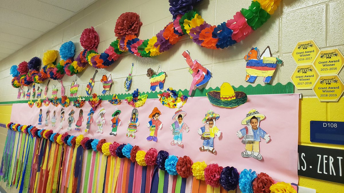 1st grade won the Fiesta decorating competition!! @NISDEllison #purocorazón #chasingrainbows