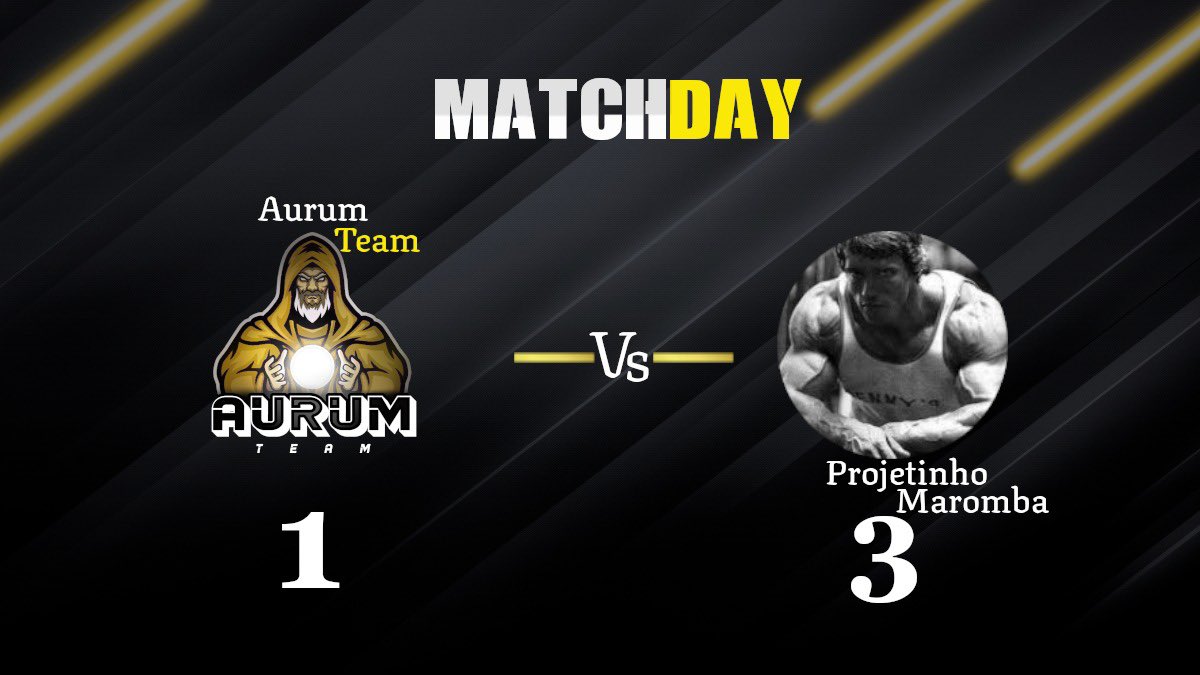 AurumTeam_'s tweet photo. GGs ao Projetinho Maromba! Perdemos 3 a 1 e acaba aqui o sonho de ganhar a Liga Amadora! Boa sorte à todos outros times que ainda estão disputando o campeonato! E obrigado a torcida de todos! #GoAurum #GoAuT https://t.co/Ebcfqhct3L
