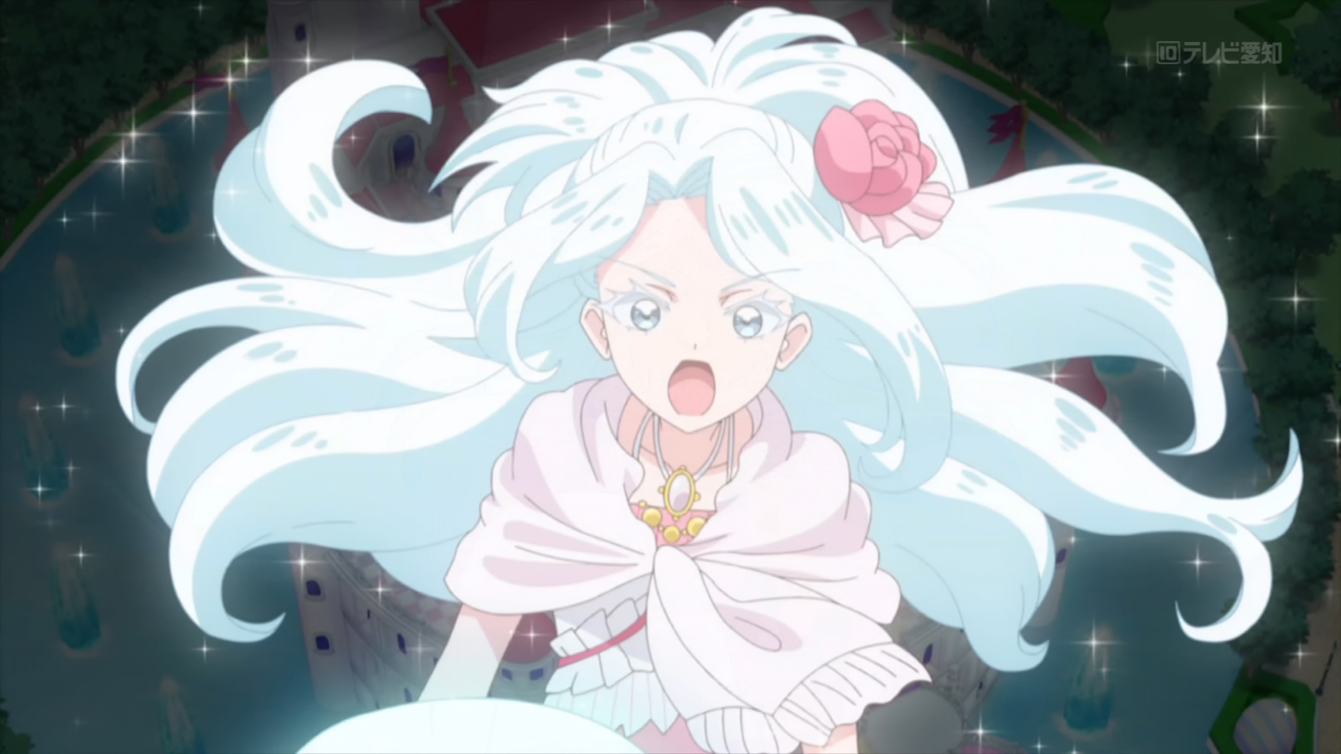 白鳥アンジュ　ポスター キラッとプリチャン キラッとプリ☆チャン プロモ パープルフルールトップス