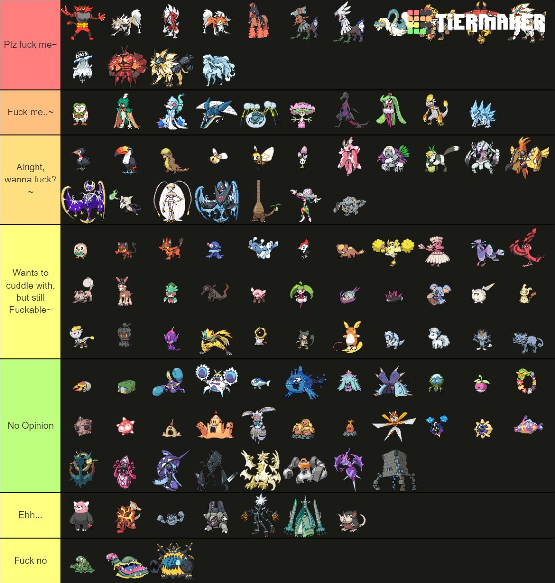 PokemonFuckToy's tweet photo. Pokémon I'd let fuck me part 2: Gens 5-8 https://t.co/bpzrpyOR8q