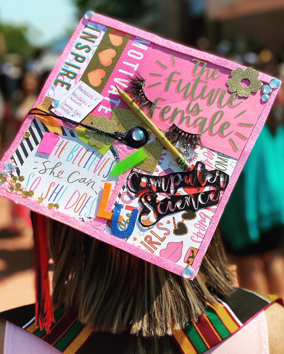 Ceremony was a year later but the brains & beauty are still there 💕 Blessed & highly favored 🧡💙👩🏽‍💻#LincolnGradsDoItBest #LincolnPride 🥳🎉🎓