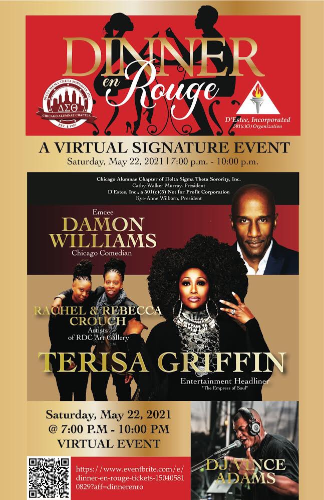 ChicagoDeltas's tweet photo. As Saturday’s sun sets, grab your device, hook up your Bluetooth & party with the #ChicagoDeltas on your deck/in your backyard/on your balcony/on the front porch...wherever! We’re on DJ Vince Adams’ TwitchTV now! #HouseMusic #LivePerformances #Comedy #Free #Fundraiser #OneCAC https://t.co/eSsu5By7Ye