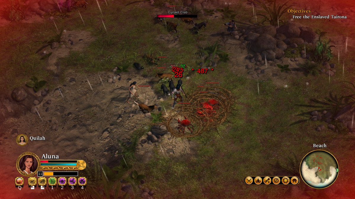 Cursed crabs getting you down? Skeletons decimating your hp? In Aluna: Sentinel of the Shards you can perk up with unlimited health potions (with a cool down timer of course)

Aluna: Sentinel of the Shards will be out on PC and Switch May 26th!