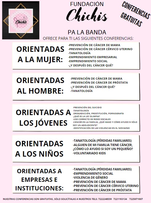 MEJIAS_TONA's tweet photo. Hola amigos, les dejo flyer de nuestras conferencias GRATUITAS, pueden solicitarlas a mi personal para agendarlas. https://t.co/WnE9CC5UIG