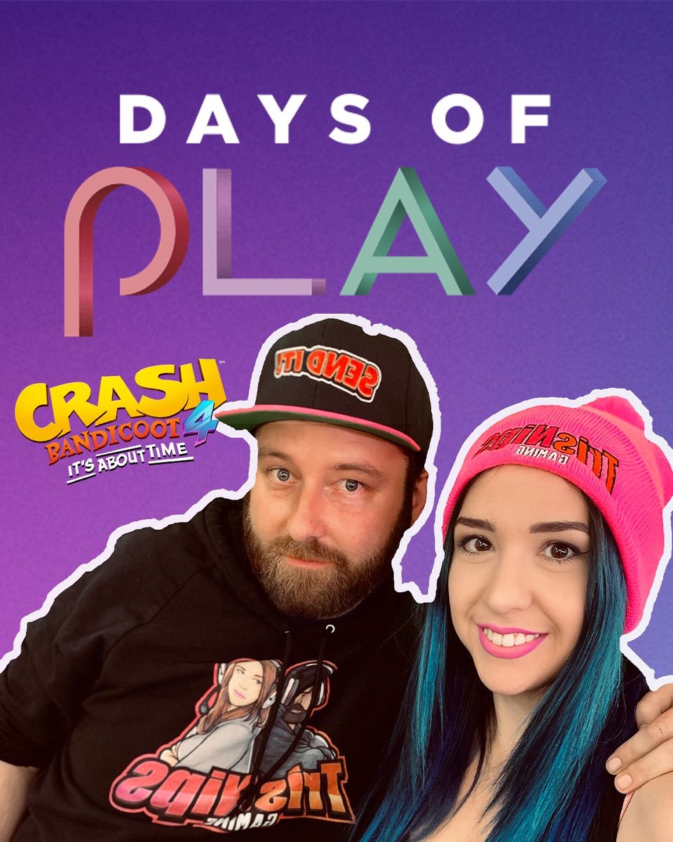 Celebrate Days of Play 2021 with @PlayStationAU  
Today, our day of play will be playing Crash Bandicoot 4: It's About Time at 8pm AUS time! 
Sign up and get those goals! https://t.co/Hhd6RyX7KL
#DaysofPlay  #PlayStation5  #PS5  #ad https://t.co/Vagtg3J6hF