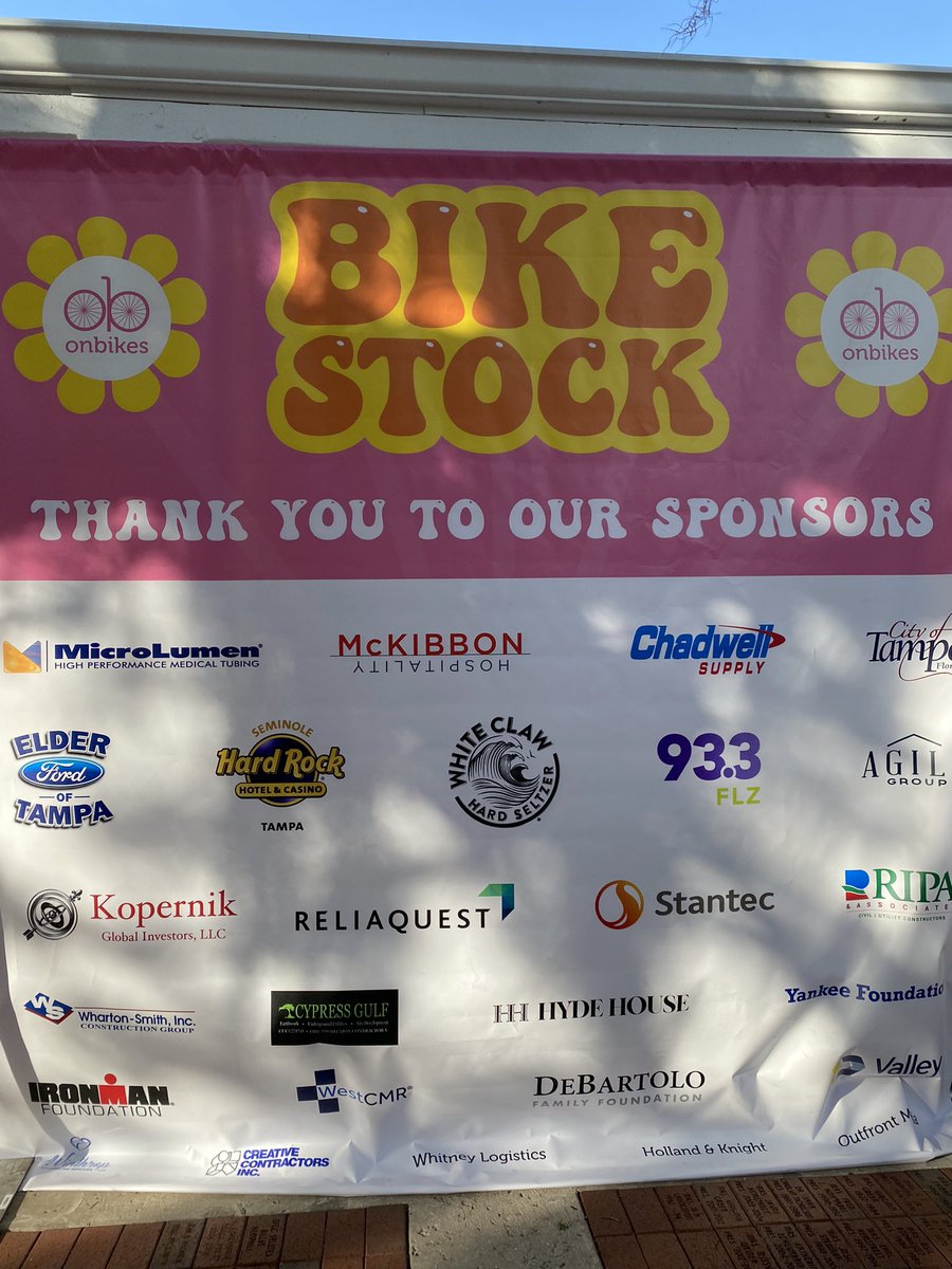 Bike Stock! 🚴‍♂️🚴🏻‍♀️ So much fun biking the streets of Bayshore! Shoutout to <a href="/SHRTampa/">Seminole Hard Rock Tampa</a> for being a sponsor!!