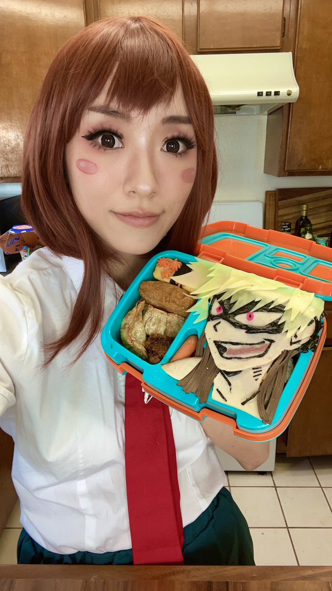 StellaChuuuuu's tweet photo. SUCCESS! I made these adorable bentos of Deku and Bakugo. Do they look tasty? #funimationpartner #ad
Sign up for 2 week free sub for Funimation
https://t.co/ao0lSXyMYK https://t.co/kICMPTZ4Iy