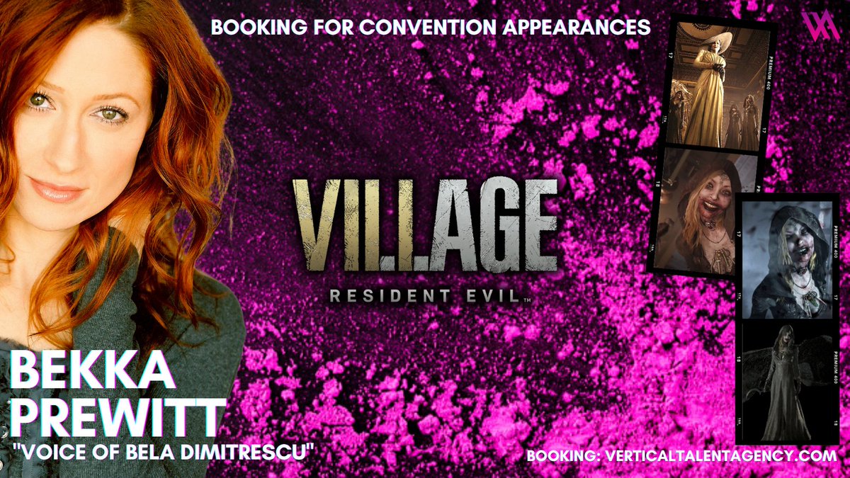 VerticalTAgency's tweet photo. Resident Evil fans, Bela Dimitrescu is now booking for convention appearances, please welcome the talented 
@BekkaPrewitt Booking Brian@verticaltalentagency.com #ResidentEvil #ResidentEvilVillage #ResidentEvilBiohazard #verticaltalentagency #ResidentEvilShowcase #LadyDimitrescu https://t.co/m1tbWJqRSM