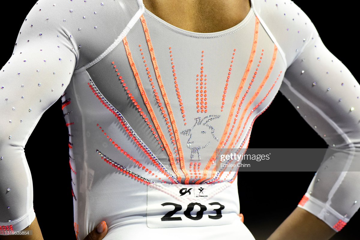 GettySport's tweet image. .@Simone_Biles becomes the first woman in history to land the #Yurchenko double pike in competition and is named the overall winner of the 2021 GK U.S. Classic 📷: @emchinn #USClassic 🐐