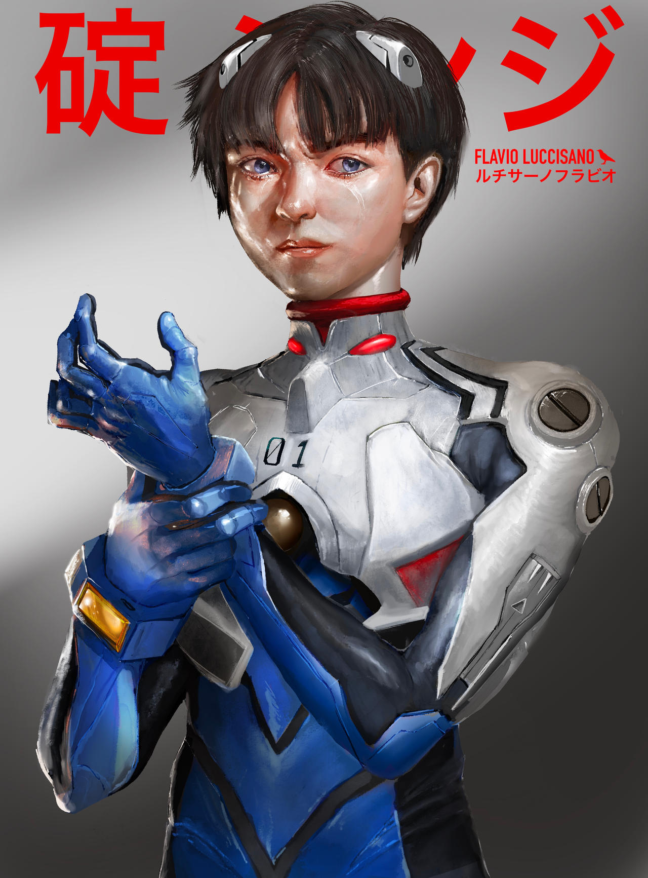 Happy birthday to the great Hideaki Anno, here some fanart I did of Evangelion.   