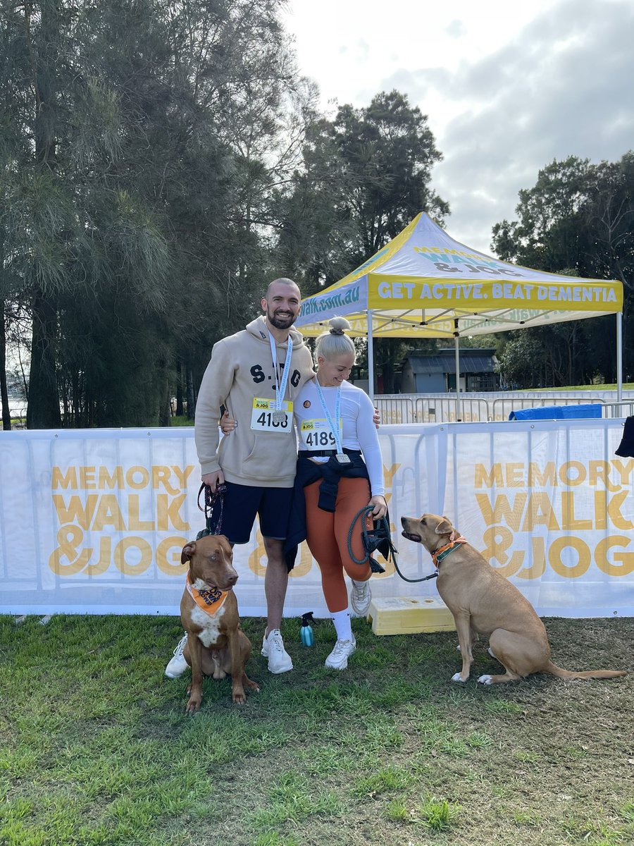 Today we did the #dementia memory walk &amp; jog to raise much needed $$ to support people w dementia and their carers. 
Thank you to all who donated! ❤️🙏
