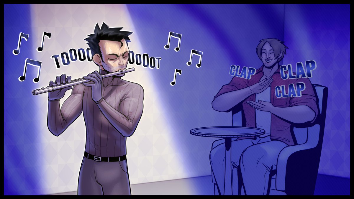 Pugsly_MIC's tweet photo. In honor of "Buy A Musical Instrument Day," I wanted to remind you all that Nightgaunt is a trained jazz flutist.

Now... where did I put my ukulele...

#BuyAMusicalInstrumentDay #visualnovel https://t.co/NCnvyoUpLO