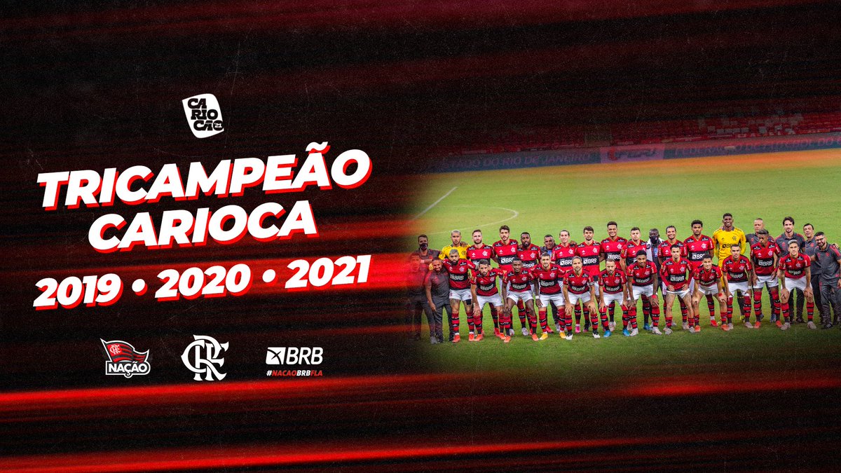 Flamengo's tweet photo. SOMOS HEXATRICAMPEÕESSSSS! 

É bom demais ser Flamengo! MENGOOOOOOOOOOOOOO! ❤️🖤

#CRF #VamosFlamengo #HexaTricampeão https://t.co/grGGjtgUI0
