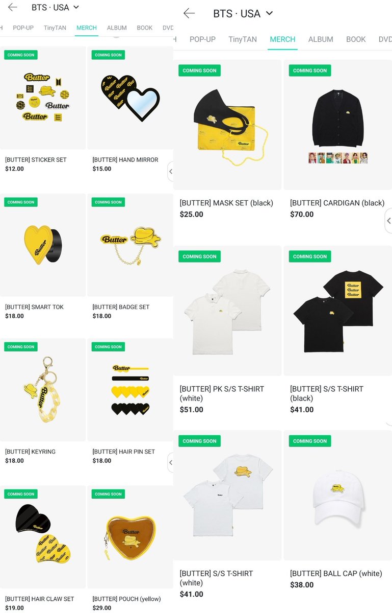 Weverse Shop USA Butter Official Merch 