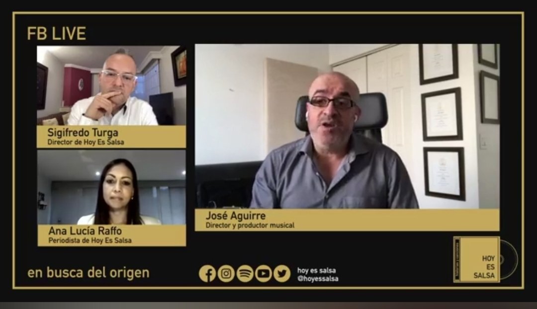 #EnBuscaDelOrigen Aquí pueden revivir la entrevista que tuvimos con el maestro @AguirreMusik, con quien tuvimos una conversación natural sobre el origen de su proceso creativo y cómo la #Salsa ha hecho parte de su proyecto de vida profesional. #HoyEsSalsa  facebook.com/10004658833210…