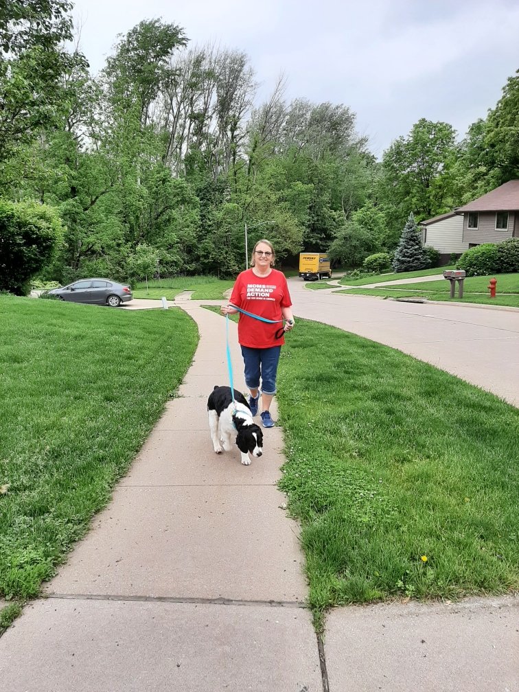 KarenGre2's tweet photo. Participated in the Nami Virtual Walk today along with other @MomsDemand volunteers in the Iowa City area.
#NAMIJC #YouAreNotAlone https://t.co/SDCvcxKmFg
