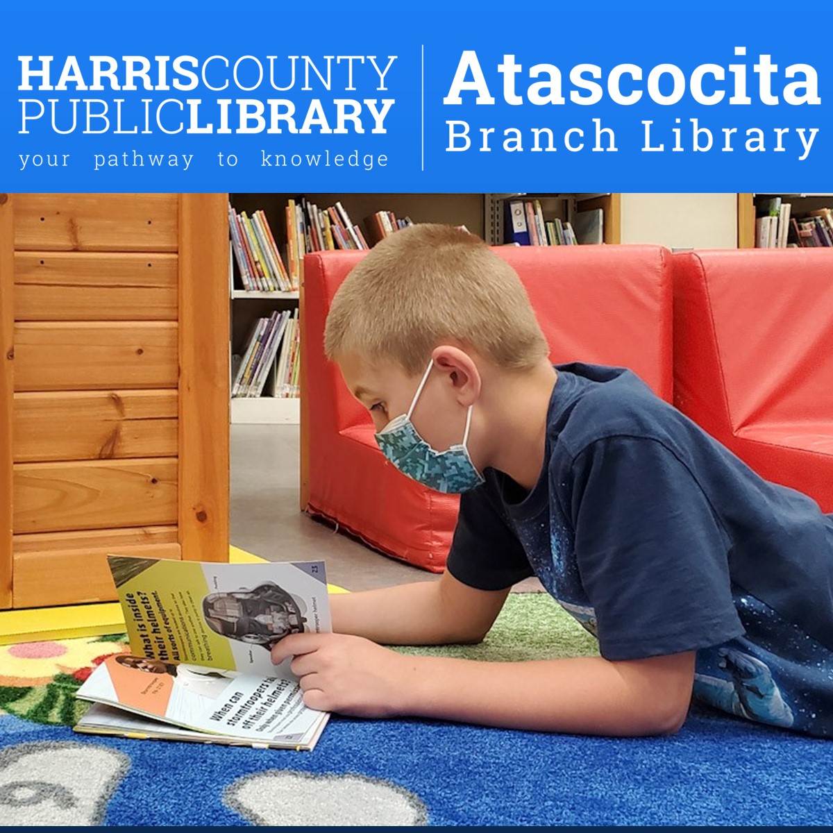 AtascocitaLib's tweet photo. More opening week photos! We are so happy to see the library spring back to life!
#harriscountypl #atascocitalibrary #atascocitatx #libraryreopening #librarylife #humbletx #librariesoftexas #hcplkids https://t.co/7eTFdi9DYJ