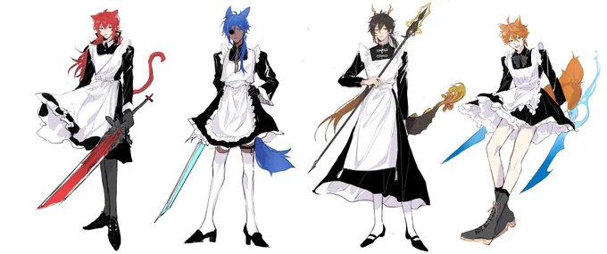 #GenshinImapct #原神 #Diluc #Kaeya #Tartaglia #zhongli 
Maid dresses(⁄ ⁄•⁄ω⁄•⁄ ⁄) 