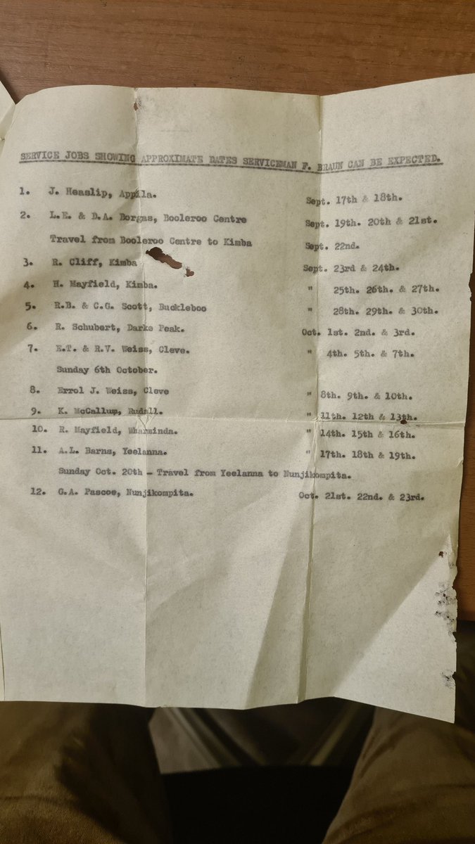 Borgie84's tweet photo. Found this letter that mygrandfather received back in 1957 for some work to be carried out on his Lanz Bulldog tractor for some improvements at no cost to him. Not to many tractor companies out there would be doing that theses days. Few west coast farmers names on the second page https://t.co/RVmik8DXBr