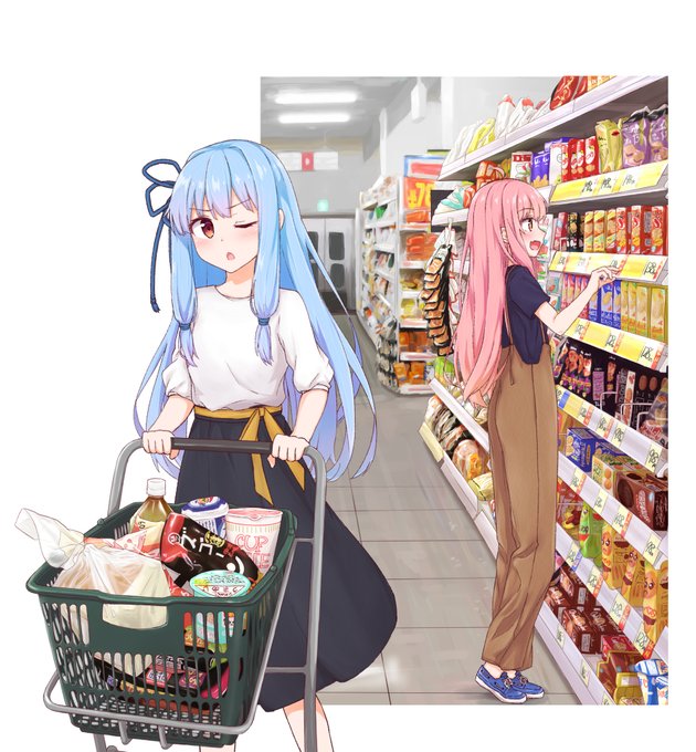 「複数の女性 ショッピング」のTwitter画像/イラスト(新着)