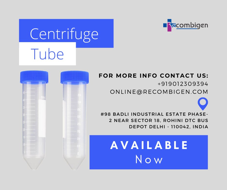 RecombigenLabs's tweet image. InStock 🗳

#centrifugetube #microcentrifugetube #2ml #highquality #sterilize #labtubes #manufacturer #supplier #OEM #wholeseller #recombigen #laboratories