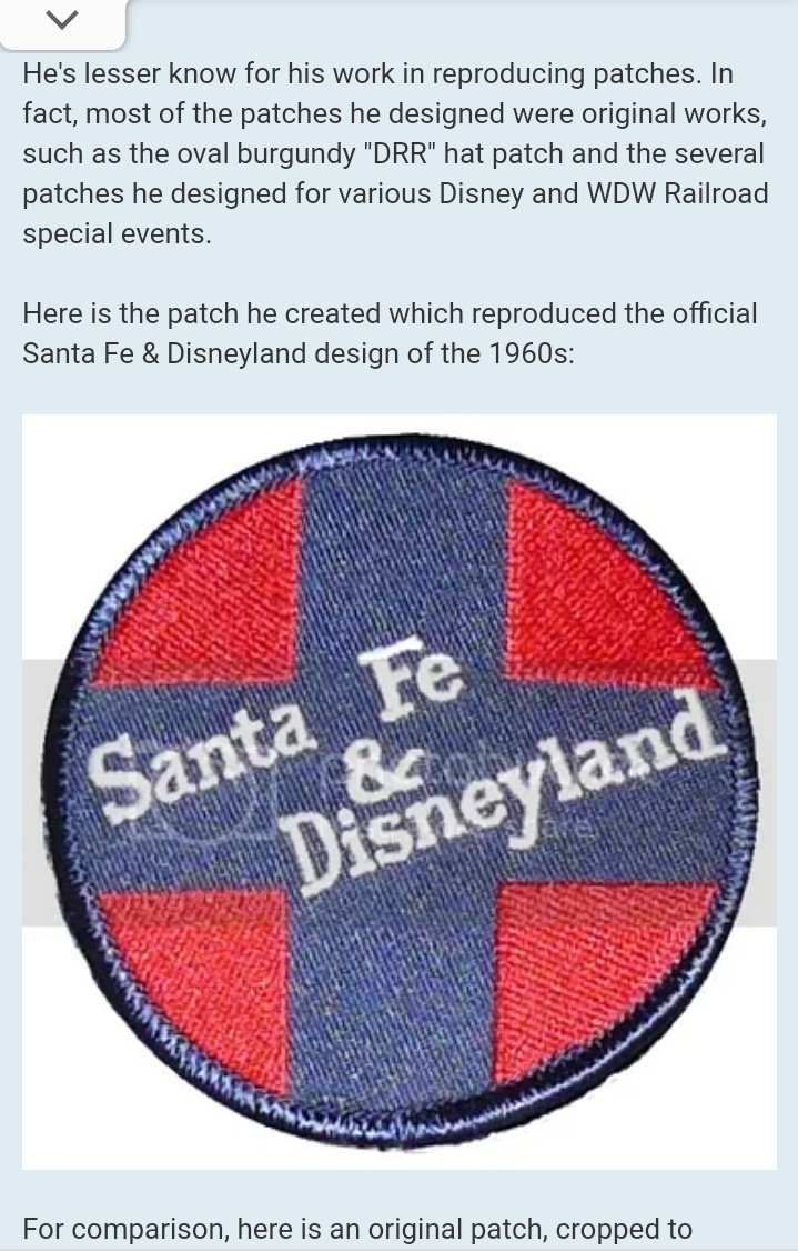Frontier Railroader 大の鉄道ファンだったtom Graceという方が再現した1960年代のサンタフェ ディズニーランド鉄道のパッチ 彼は他にホーンテッドマンションのプラーク等も作っていますが 公式のディズニーやwdw鉄道のスペシャルイベントのためにデザイン