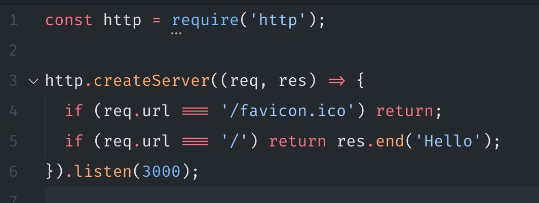 lukeed05's tweet image. PSA, I guess 😔
Node.js HTTP server performance results:
Node v10.13.0 – 49.8k req/sec
Node v12.18.4 – 32.1k req/sec
Node v14.15.3 – 31.8k req/sec
Node v16.2.0 – 37.1k req/sec
Everything running the code in the screenshot.
Benchmark: wrk -t4 -c4 -d10s http://localhost:3000/