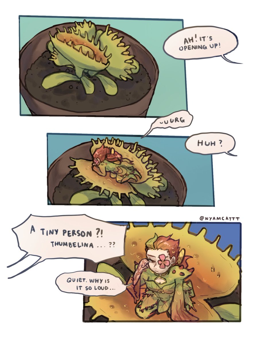 hi, it's me again with my neverending #moicy AUs!! this time it's thumbelina AU 