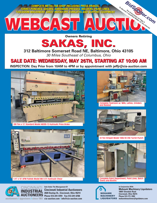 MohawkAuctions's tweet photo. Haas VF-1. Band Saws. 10' x 1/4" Fabtek Hydraulic Shear, 200 Ton Standard Hydraulic Brake... https://t.co/zFnn1f983o https://t.co/iwqlOik7bO