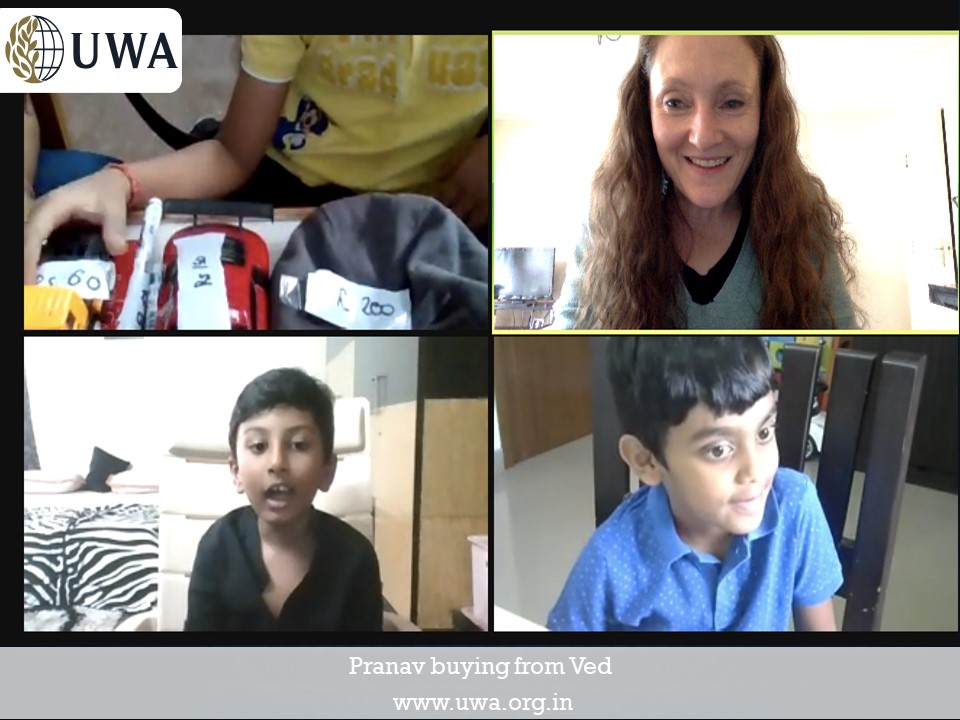 uwa_in's tweet photo. The children set up their own shops, priced-up their goods, and then applied their knowledge of addition and subtraction strategies to buy from each other and give change.
#uwa #uwak12school #uwasarjapura #uwaonlineteaching #buyingandselling #LearningAddition #learningshop https://t.co/eHuVLMUWRV