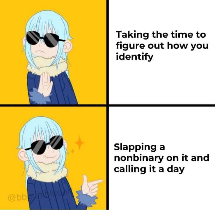 Jae_Lyn13's tweet photo. #nonbinarymemes https://t.co/l8pIfA9eIX