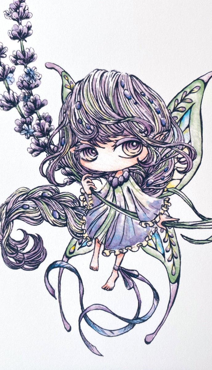 「Lavender 」|Lona-Lasesのイラスト