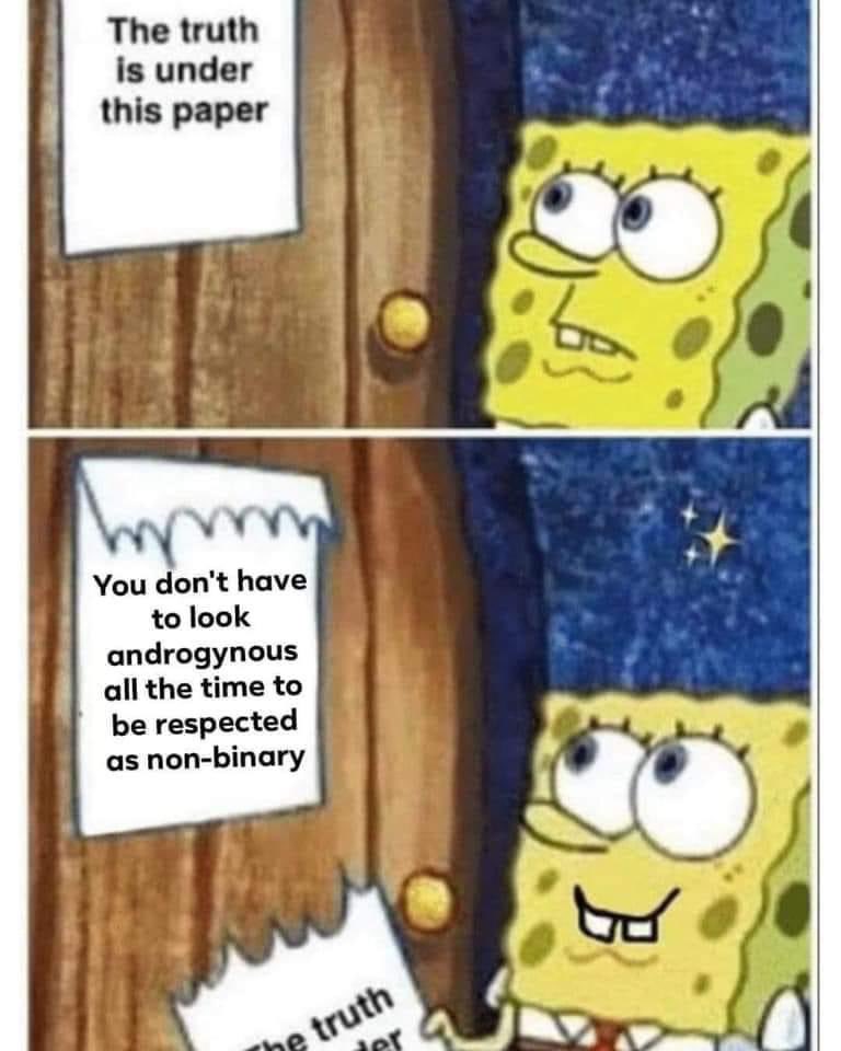 Jae_Lyn13's tweet photo. #nonbinarymemes https://t.co/CYjpVgQLKn