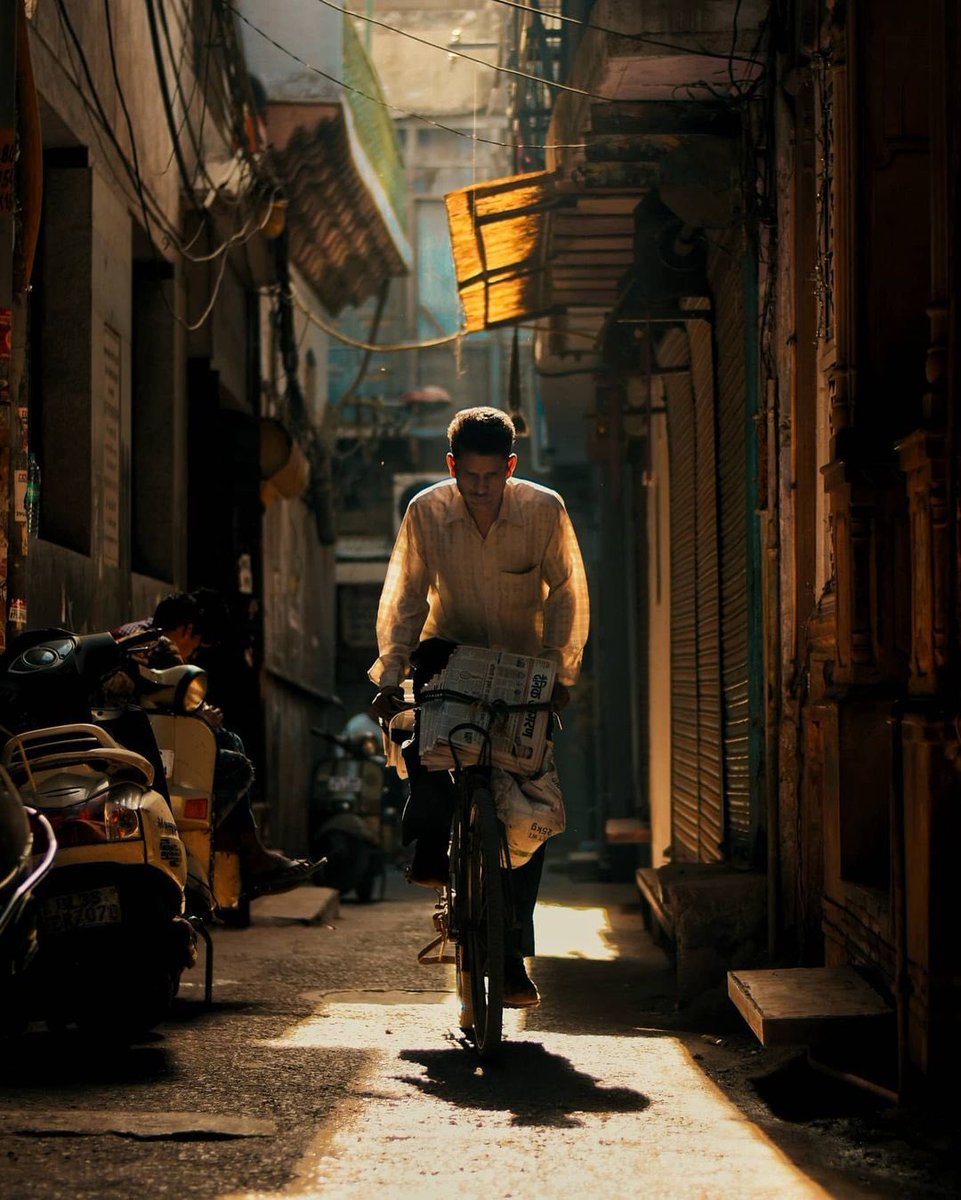 The Newspaper Man by Roshan Singh