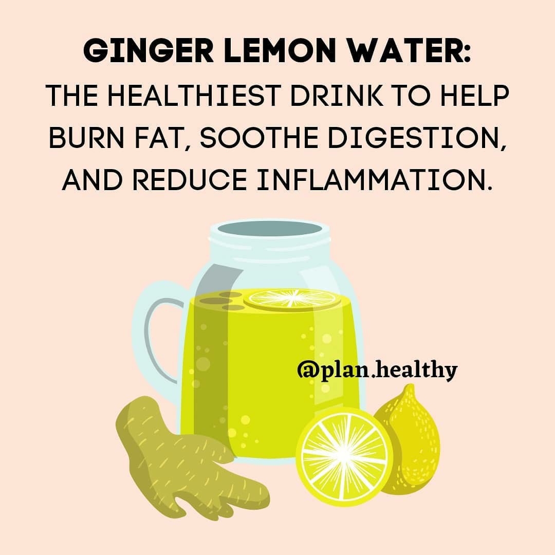 Ginger Lemon Water..
#nutritiongoals #healthygoals #healthyfoodie #healthplan #healtyfoodchoices #planhealtht #healthyeatingtips #healthyeatinghabits #eatforhealth #weightlosstips #fatlossfood #losefat #gethealthy #planhealthy