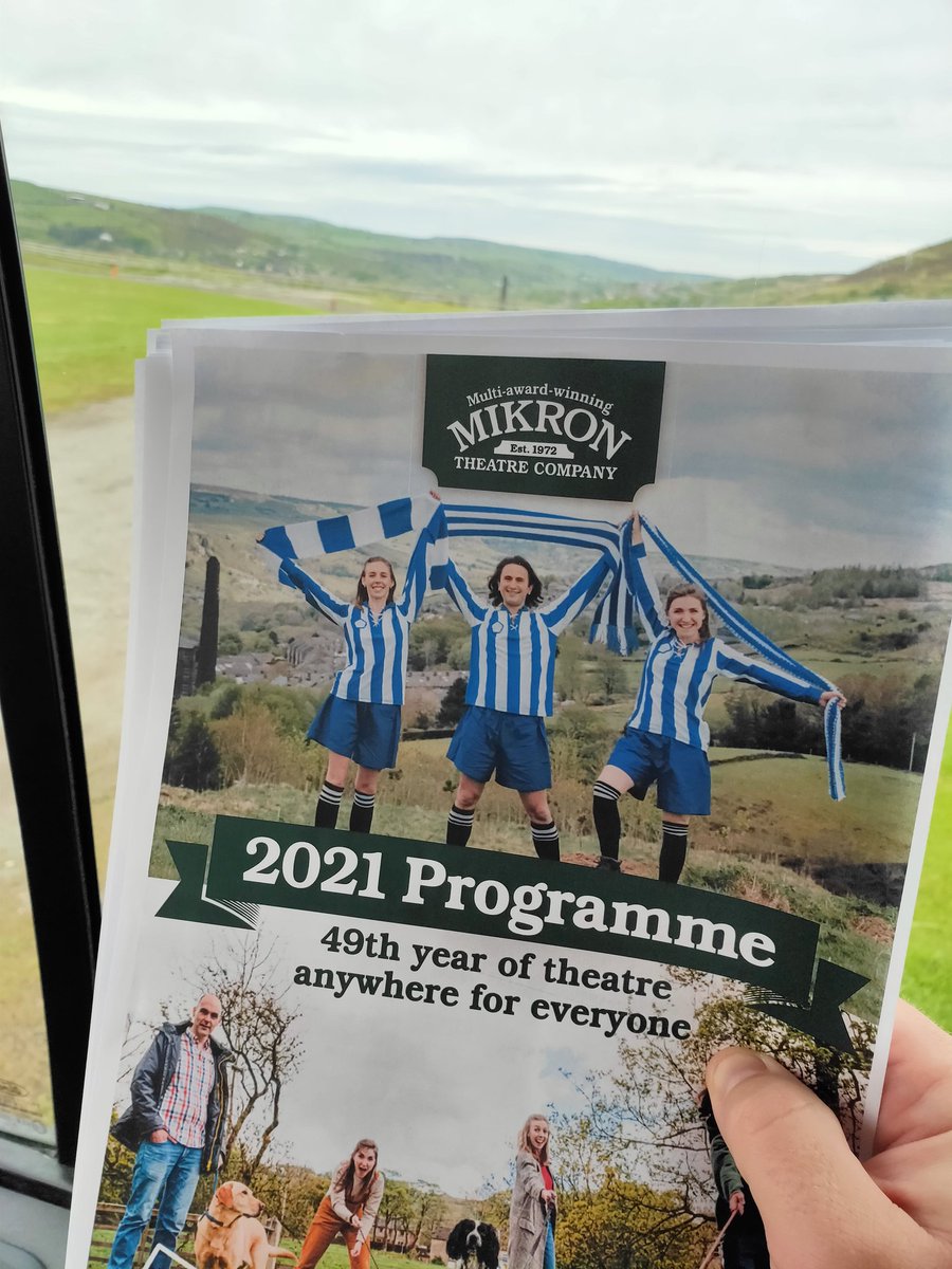mikrontheatre's tweet photo. Final edits before proofreading and sending to print.

Our brilliant marketing designer, Donna Heath, has done an amazing job once again.

The view from here is so good, we thought we'd pop it in the front of the 2021 programme! https://t.co/mjknkIh83c