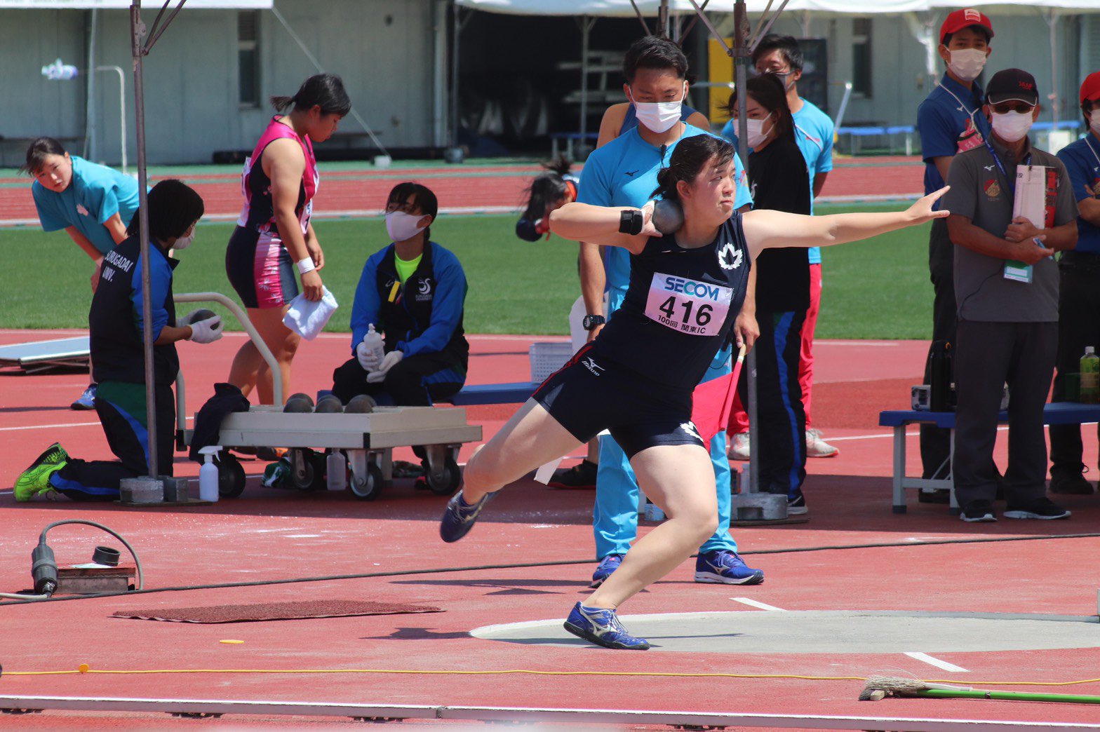 国士舘大学陸上競技部 長距離ブロック ジャージ上下 女子 S