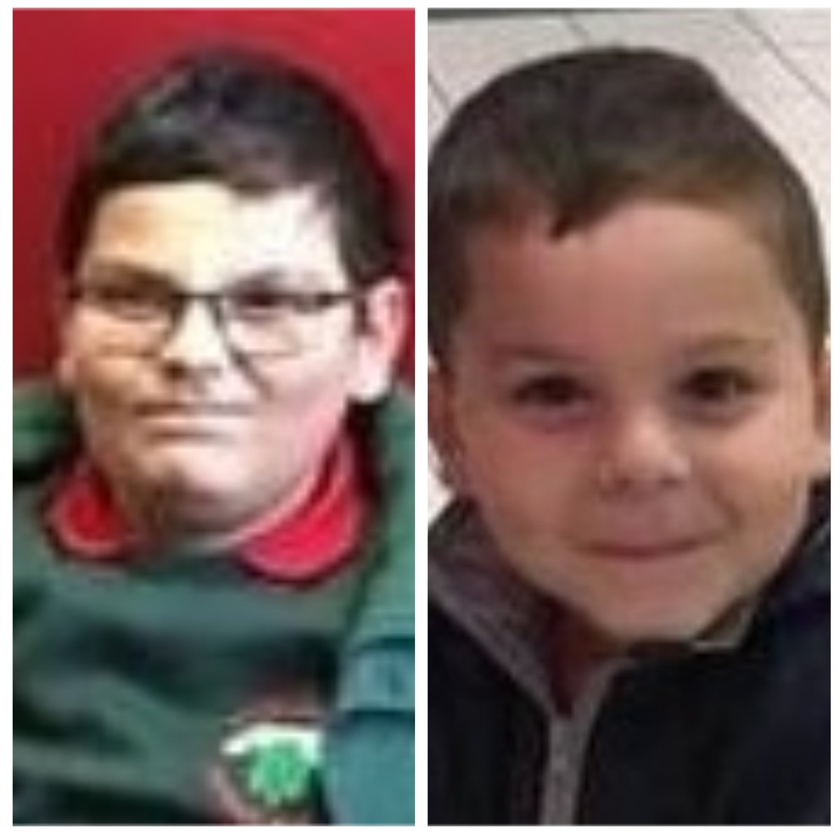 Gardaí have issued a missing persons appeal for 2 young boys from Belfast who may be or have been in North Tipperary. 5-year old Patrick Horvath &amp; his 8-year old brother Fabricio were last seen getting into a black Ford car in Belfast, at around 6pm on Friday the 14th of May.