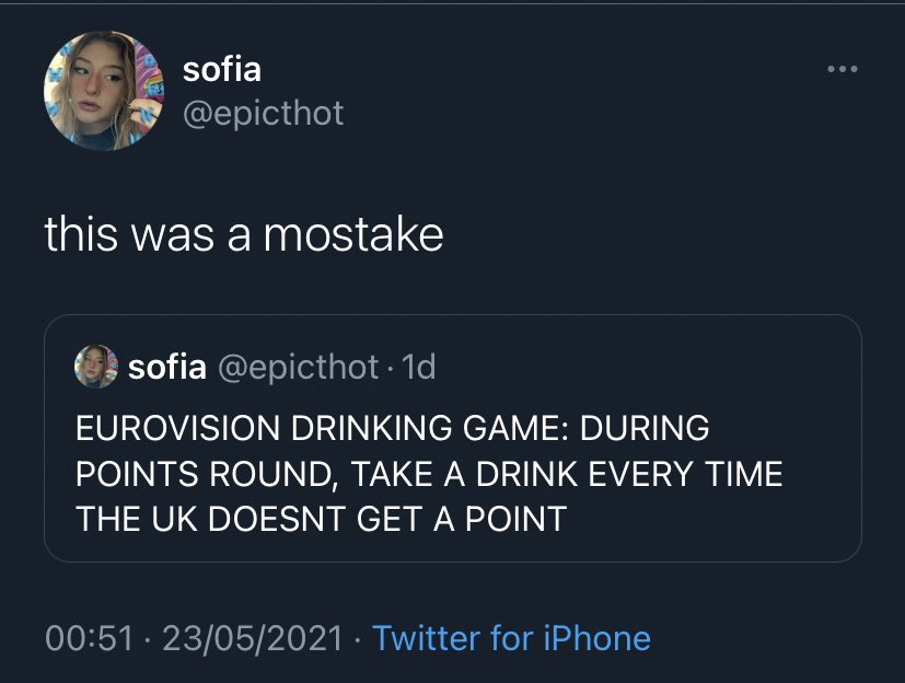 epicthot's tweet photo. my #eurovision progression https://t.co/VLakAjPK7j