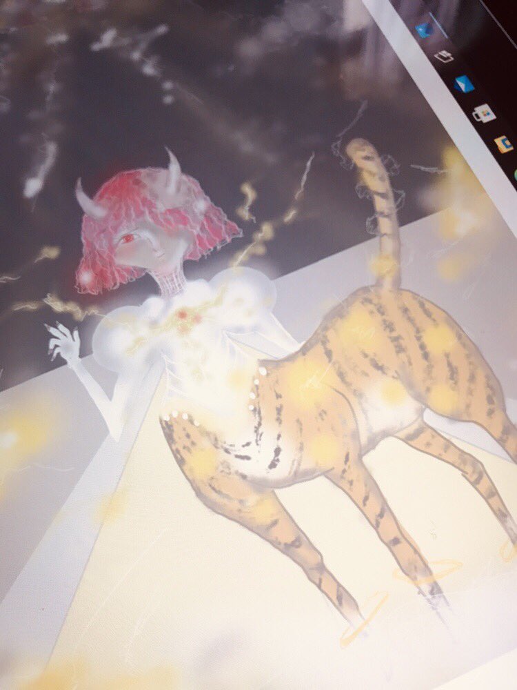 Kaoru على تويتر Inspire Picture は ライチュウならぬ 雷獣 雷 雷神 Original Surface 初心者 イラスト好きさんと繋がりたい イラスト 描き方 教えて 電光石火 光と闇 イラストレーター 일러스트 未確認生物 空想 虎 T Co Ycgoxbmtu4