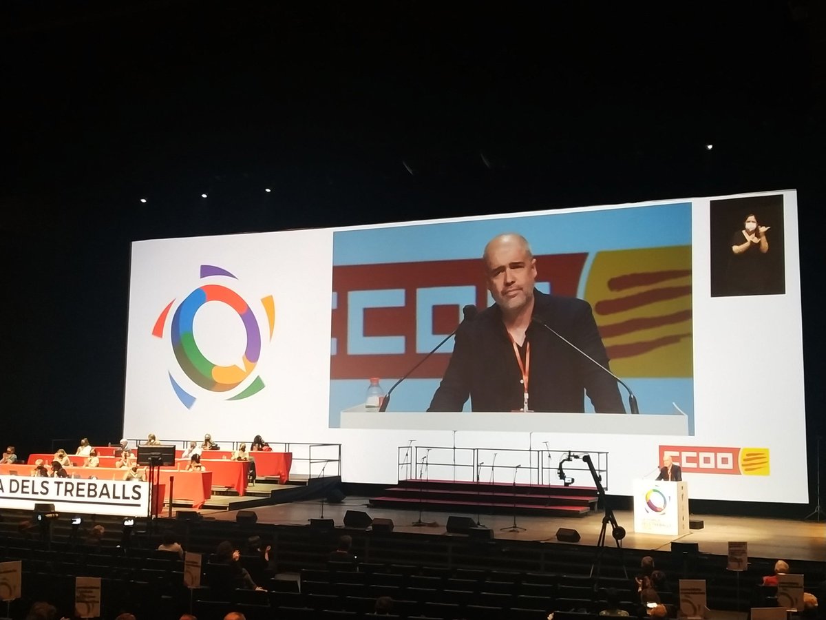 N-I-V-E-L-A-Z-O

No hace falta decir más, pa qué 😋
<a href="/UnaiSordo/">Unai Sordo</a> SG Confederal de <a href="/ccoo/">Comisiones Obreras</a> en #12eCongrés de <a href="/ccoocatalunya/">CCOO de Catalunya</a> 

🤩Que gustazo reconocerse y sentirse representado por gente así. ✊🏻

<a href="/ccoo_serveiscat/">CCOO Serveis Catalunya</a>

#LaForcaDelsTreballs