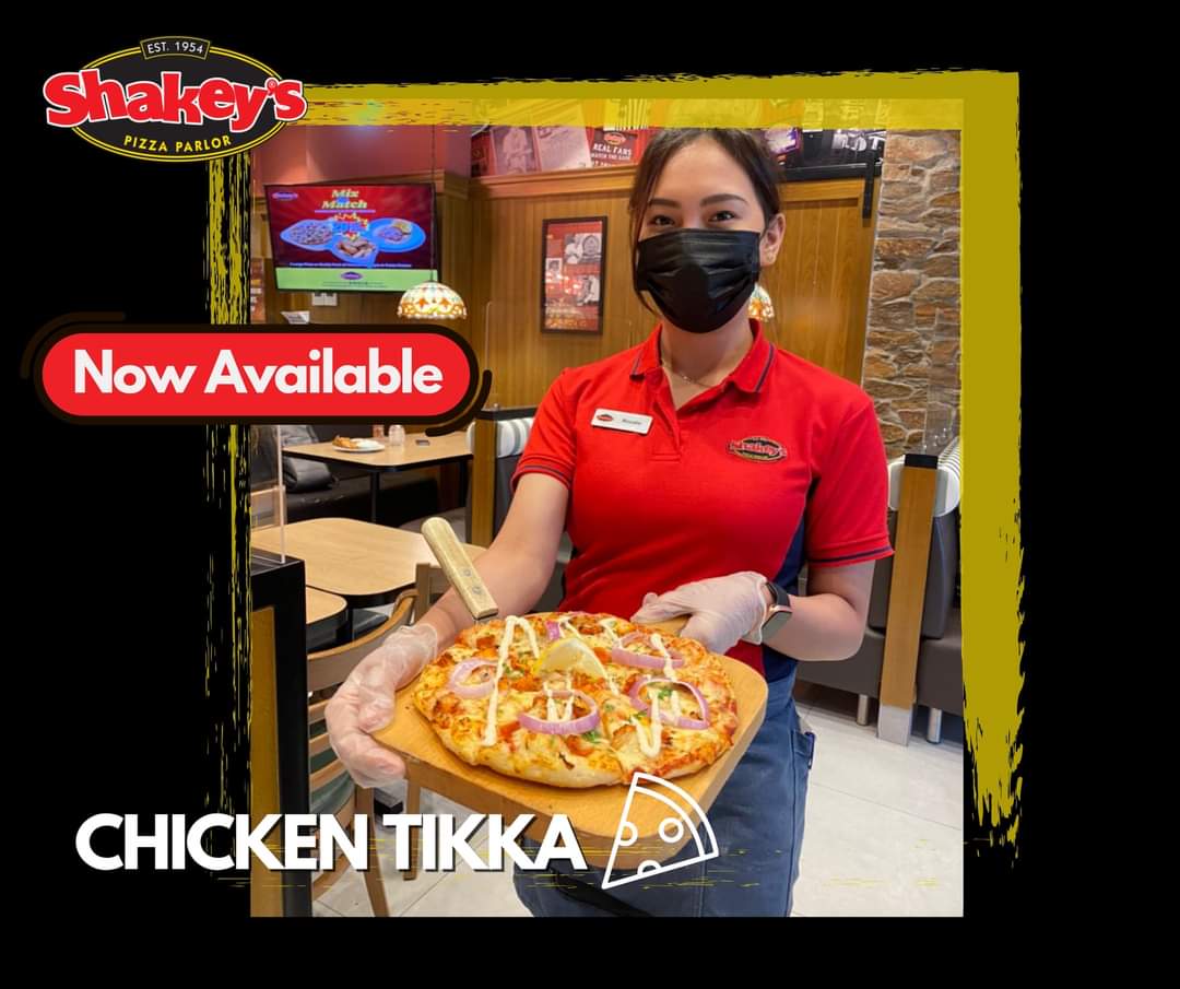 ShakeysUae's tweet photo. Do you want something hot and spicy?
Try our Chicken Tikka now!
(Available for dine-in, take-away and delivery)

Order online now!
https://t.co/poMryDlrqI
#ShakeysUAE #shakeyspizza #pizzalover #pizzatime #pizza #spicy #chickentikka https://t.co/pIhsse3BNV