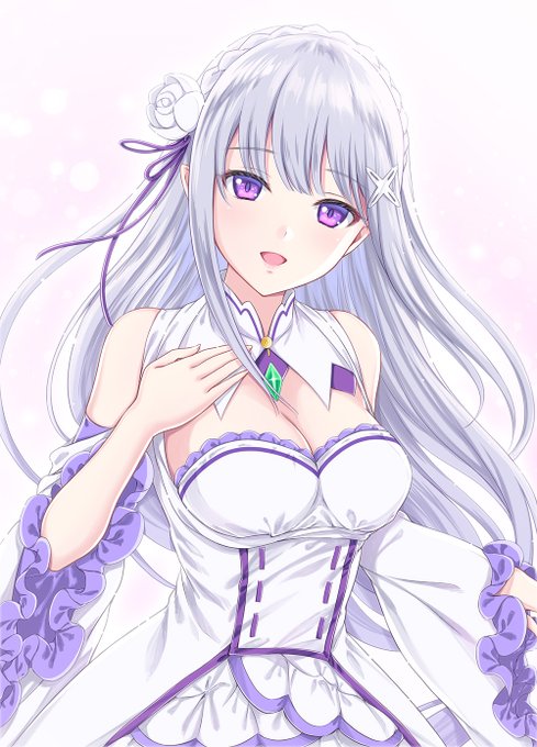 エミリアたん!!!!描きました❤️
#リゼロ #エミリア 