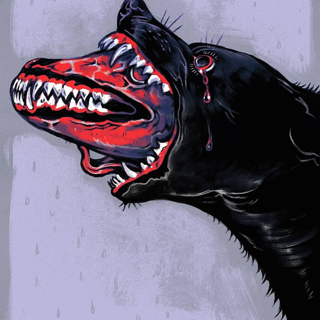 Snakesnbaddies's tweet photo. DTIYS inspired by @babezord over on Instagram.. wolf, pinata, macabre transformation vibes to get you through Sunday. Really want to watch the thing now 💀 original piece included in post. #artistsontwitter #art #digitalart #lineart #inspired #babezord #HorrorArt #horror #gore https://t.co/Rye9mDW26R