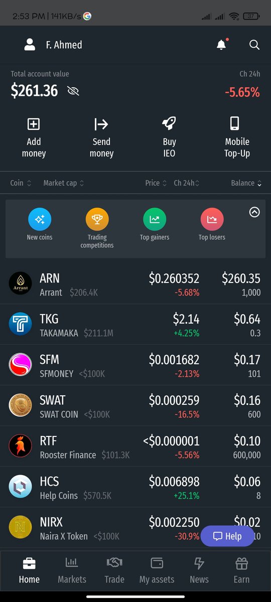 developerfahim's tweet photo. I used Latoken App and in this app Airdrop earn feature of it that I like most..
#LatokenApp https://t.co/s69rnyLzsg