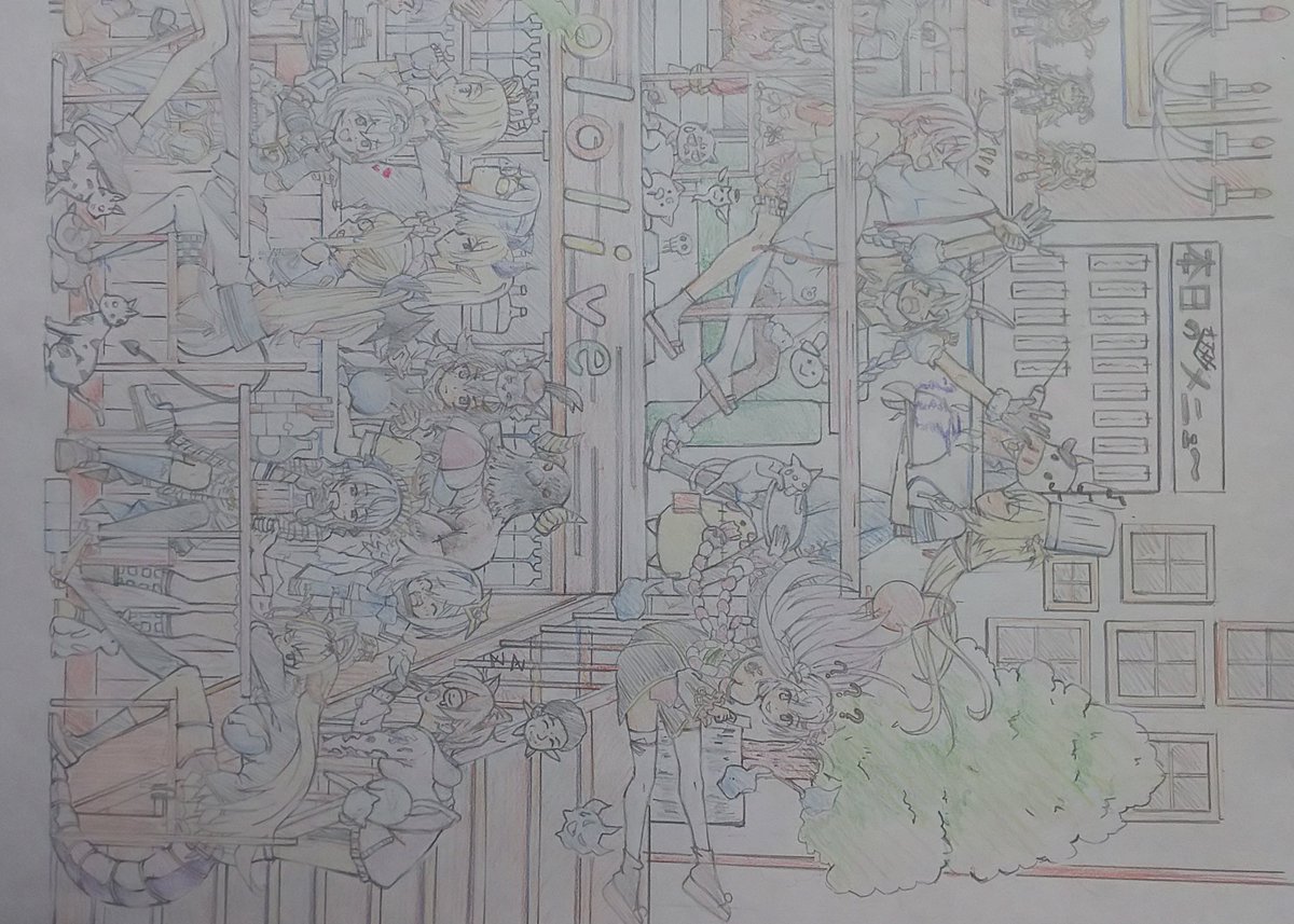 ブイチューバーイラスト100日目です ホロライブ メンバーを描きました めためた投稿が遅くなったけどとりあえず描けてよかったンゴ Q ノこれからも配信楽しみにしてます W ちょっとイラスト 見づらいかもですが